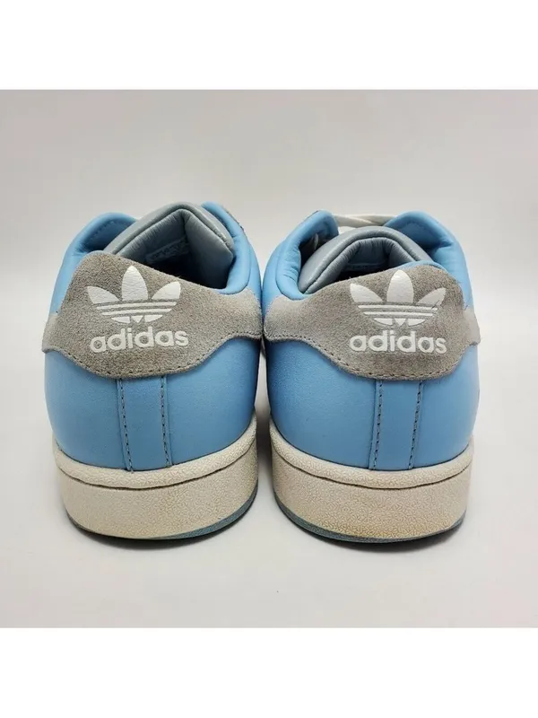 Adidas Originals The Brand With The Three Stripes Blue White Gray Sneakers 9.5 - Image 3