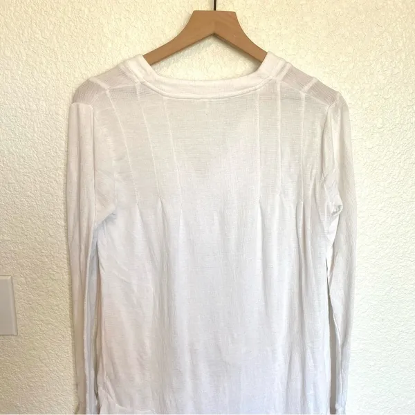 Free People Women's XS Your Girl Ruffle Tunic Dress White Boho Flowy Casual - Image 9