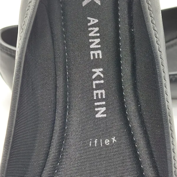 Anne Klein Womens Ballet Flats Size 8 Black Slip On Pointed Toe Shoe Office Chic - Image 6
