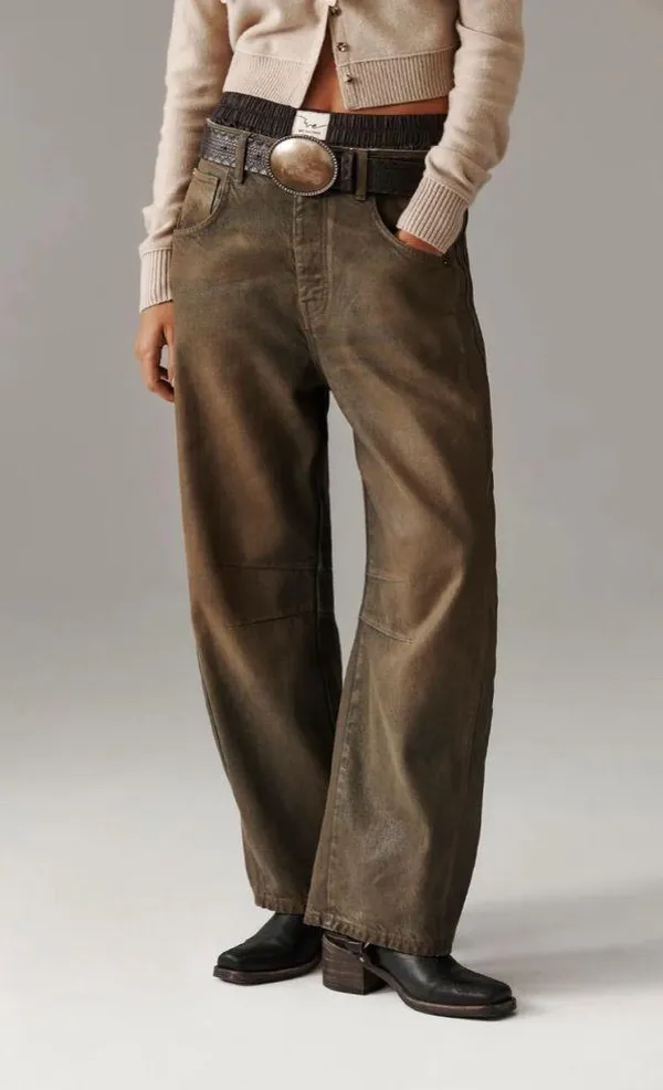 Free people We The Free Good Luck Mid-Rise Barrel Jeans - Image 3