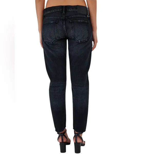 Moussy Vintage Vellflower Tapered Jeans Black‎ - Image 2