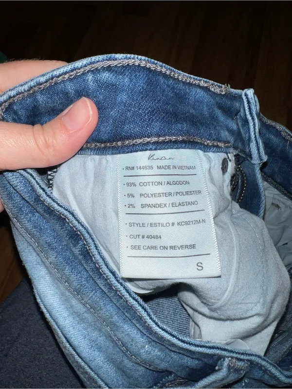KanCan Light Blue Denim Cutoff Jean Shorts - Image 4