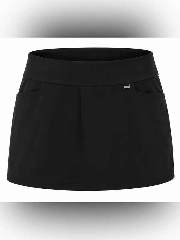 Greg Norman Black Play Dry Performance Golf Skort XL - Image 2