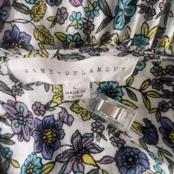 Jane + Delancey Peasant‎ Top White Large - Image 8