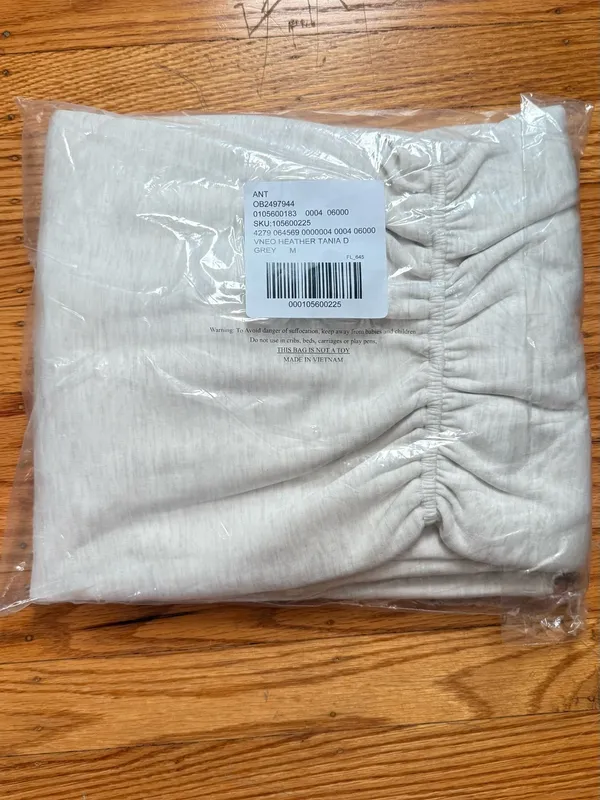 NWT! Anthropologie Daily Practice Heather Mini Dress in Willow Long Sleeve Sz M - Image 7