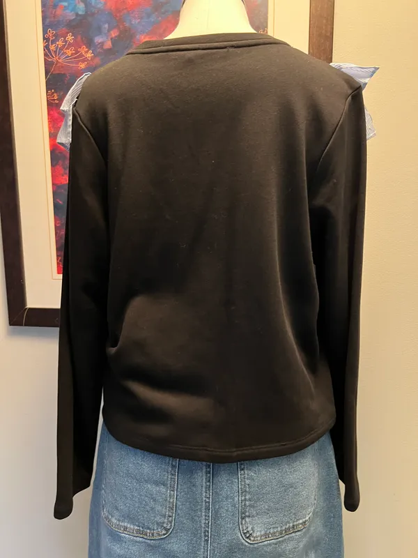 English Factory Ruffle Knit Shirt - Image 2