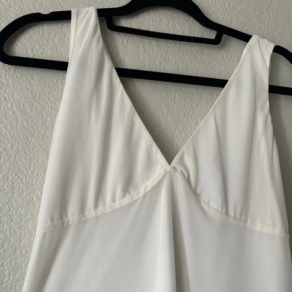 Princess Polly Zuba V-Neck Lined Mini Dress Open Back White Size 12 - Image 5