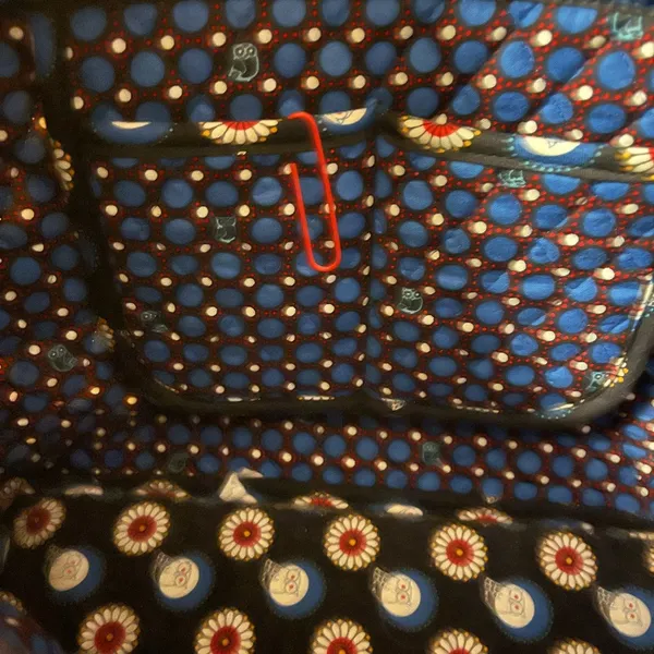 Vera Bradley Tote 14 x 10 blue women's handbag - Image 7