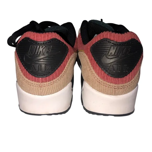 Nike Air Max 90 Corduroy Sneakers Womens Size 8 Fall Y2K Retro Sporty Streetwear - Image 5