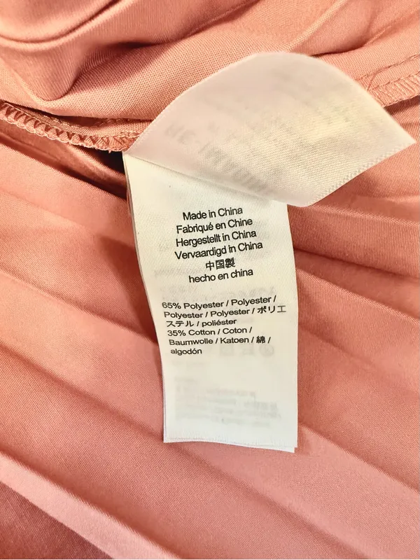 J.Crew Smocked Waist Pleated Midi Dress Pink NWT Size 10 - Image 6