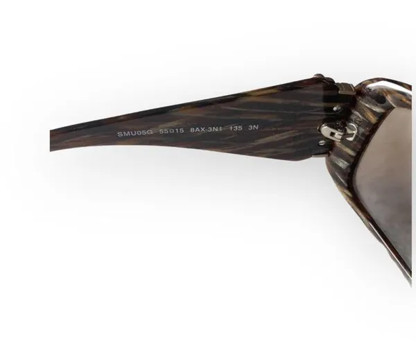 Miu Miu ♛ Metal Crown Sunglasses ♛ Brown Tortoise Shell ♛ Chic Luxury Sunnies ♛ - Image 5