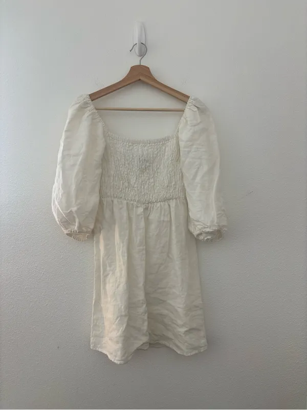 Tuckernuck Annie linen Dress in white - Image 2