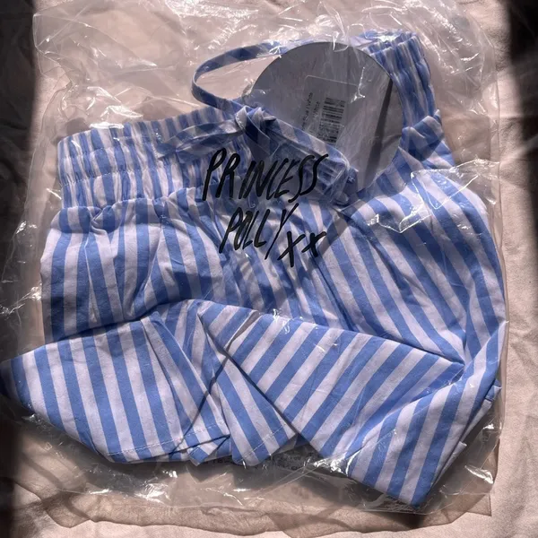 Princess Polly CHARMEN SHORTS BLUE / WHITE - Image 5