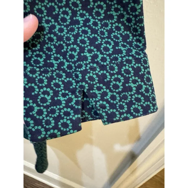 Boden‎ French Navy Sweet Petal Elizabeth Pocket V-Neck Dress Green Size 4 - Image 10