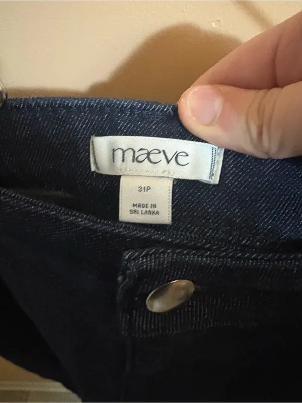 Anthropologie Maeve Bow Peep High-Rise Flare Jeans - Image 5