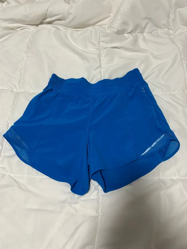 Blue Lululemon Shorts Hotty Hot - Image 2