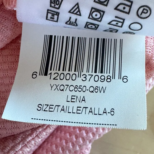 BCBGeneration Lena Coral Pink Textured Waffle Knit Shorts‎ Size 6 YXQ7C650-Q6W - Image 8