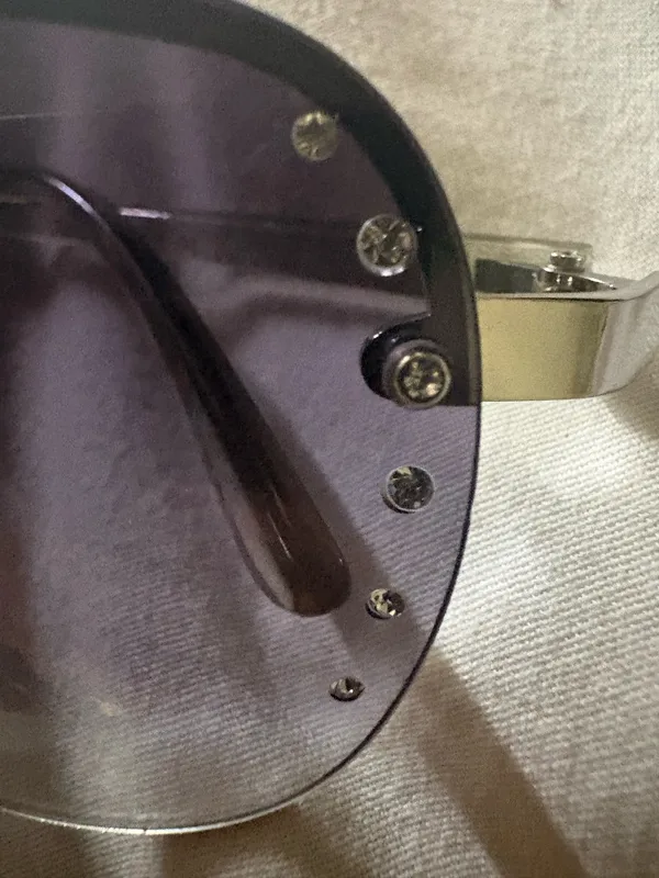 Women’s Diamond Stud Silver Metal Aviator Sunglasses Gradient Gray Lightweight Purple - Image 11