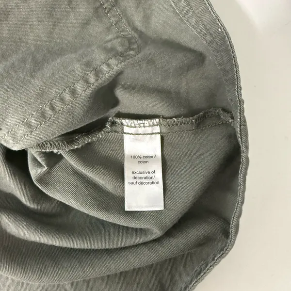 Maurices Anorak Jacket Solid Olive Green Hooded Utility Outdoors - Image 12