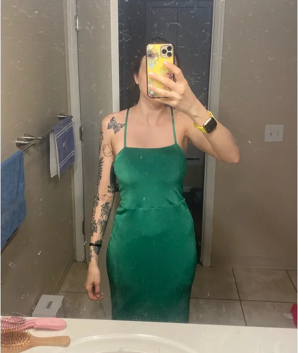 Green Wild Fable Dress - Image 4
