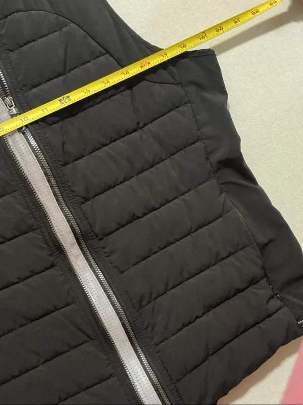 Tangerine Black Quilted Sleeveless Puffer Vest - Image 4