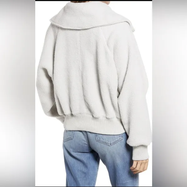 We‎ the Free People Shasta Cardi Jacket in Morning Fog Size XL Revolve - Image 3