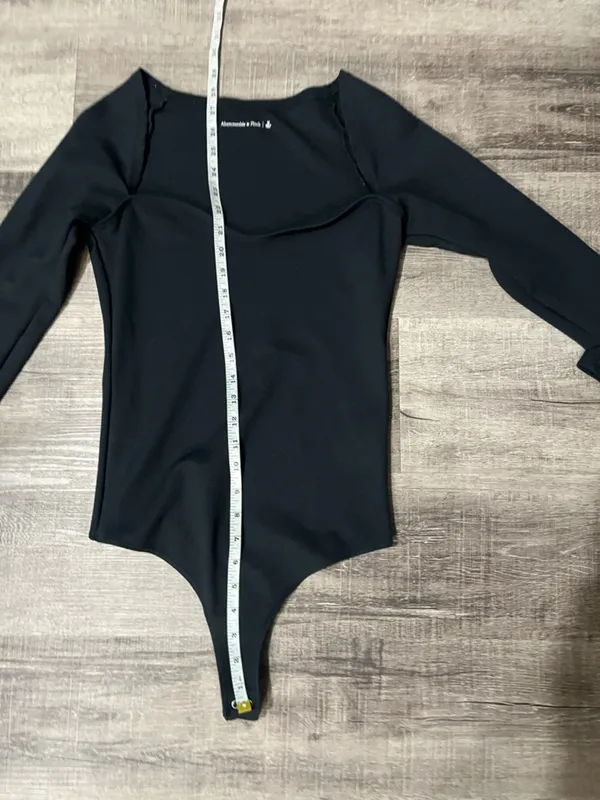 ABERCROMBIE & FITCH Long Sleeve Sweetheart Neckline Bodysuit - Image 6