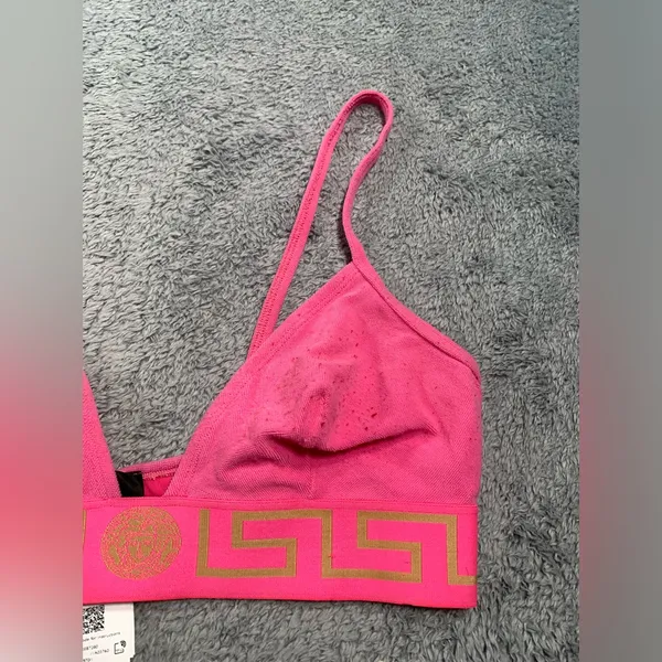 Versace medusa Women's Pink Bralette 4 - Image 3