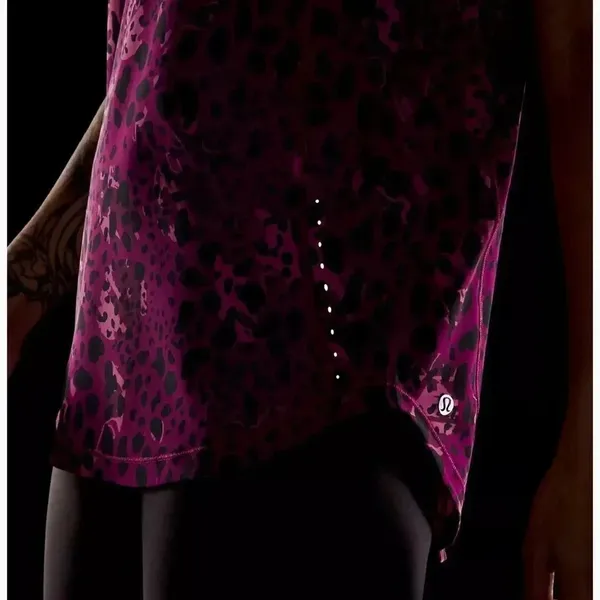 Lululemon Sculpt Tank Top Size 2 Cheetah Camo Magenta Purple Multi/Magenta - Image 11