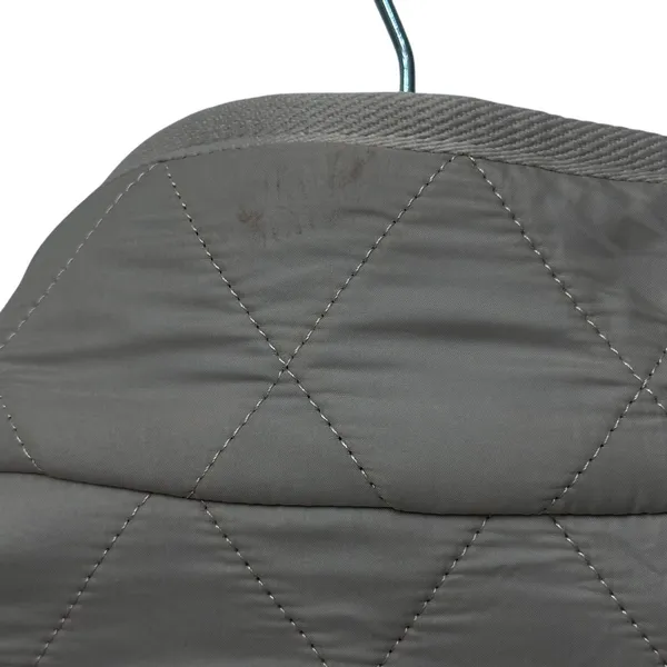Barbour Cavalry Polarquilt Jacket Womens 6 Beige Quilted Full Zip Riding Coat‎ - Image 9