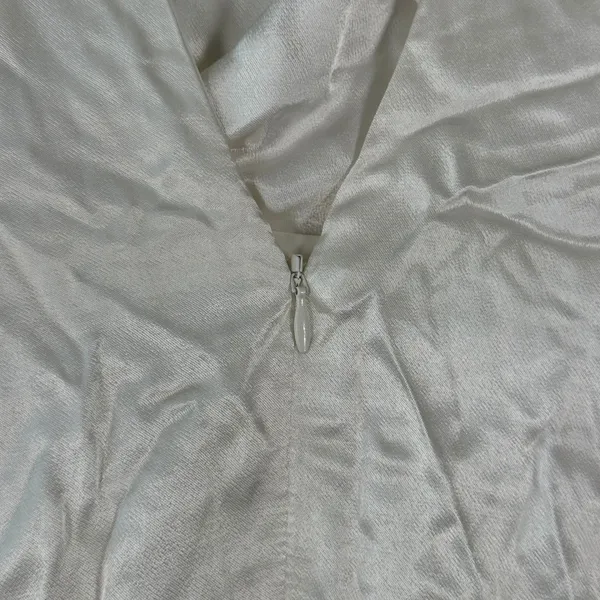For Love & Lemons White Satin‎ Twist Front Cutout Mini Dress Size M - Image 10