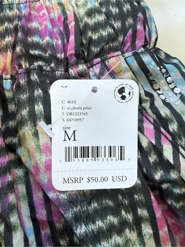 NWT Free People Movement The Way Home Shorts- Euphoria Print - Size Medium - Image 5