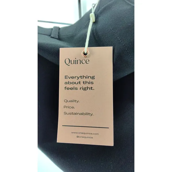 Quince Black Women's Knit Flare Pants - Image 3