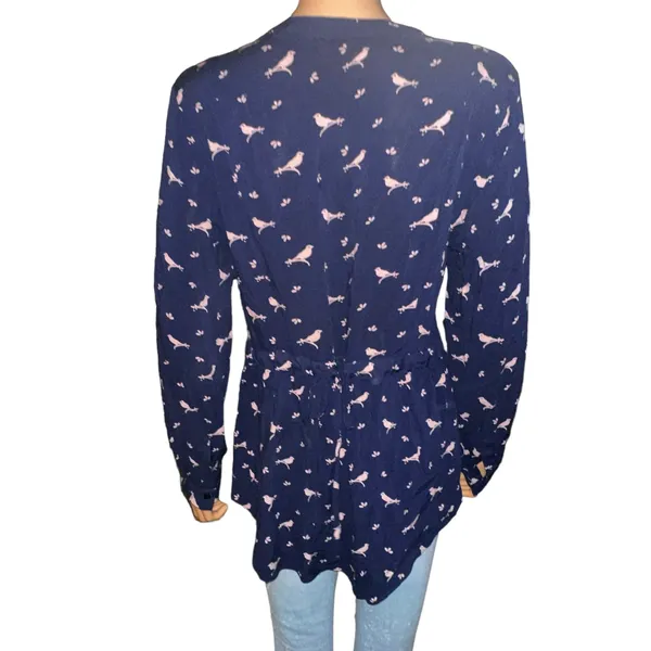 Modcloth Trusty Traveler Bird Print Top - Image 6