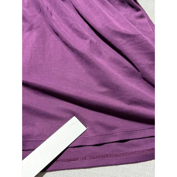 Fabletics Womens Purple Paperbag Waist Shorts‎ Drawstring Casual Lounge Size M - Image 8