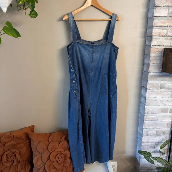RACHEL COMEY Costello‎ Denim Jumpsuit - Image 5