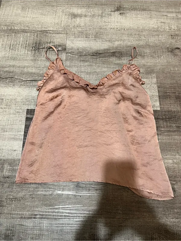FREE PEOPLE Intimately ruffle v neck cami - Image 2
