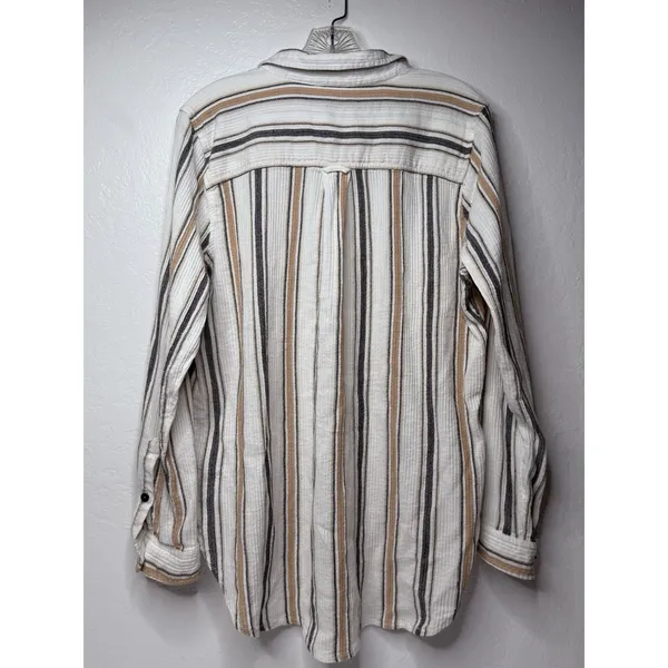 Sonoma‎ Goods for Life Women's Size L Boho Striped Business Casual Career Soft - Image 2