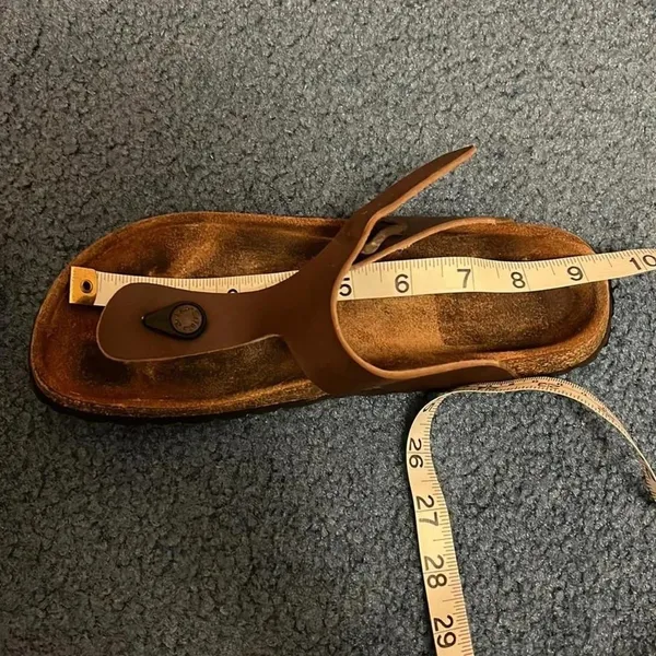 Birkenstock Betula Brown Gizeh Thong Sandal Size 6-6.5 - Image 4