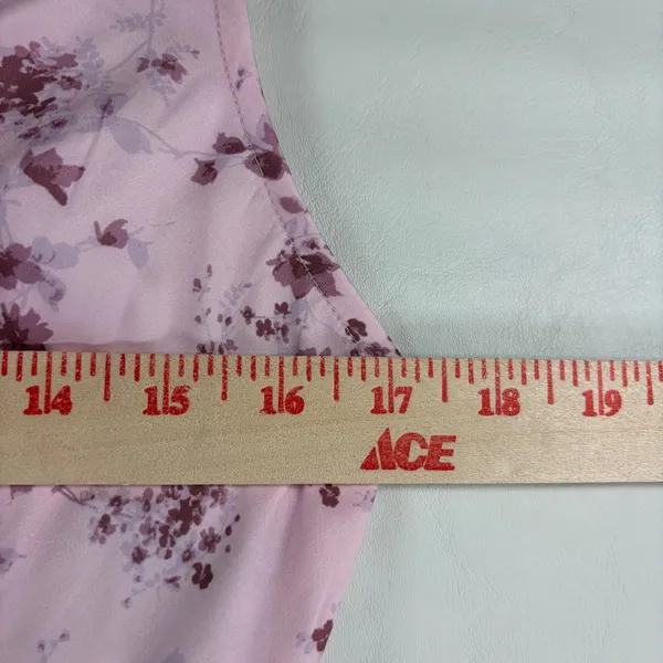 Wild Fable Small Dress Pink‎ Floral Lace Halter Maxi Side Slit NEW Cottagecore - Image 4
