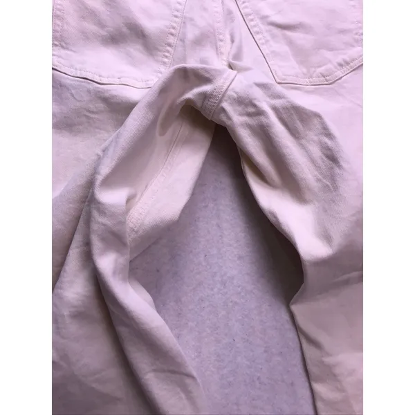 Old Navy Sky-Hi‎ Wide Leg Jeans Womens 2 Cream Extra High Rise Ecru - Image 7