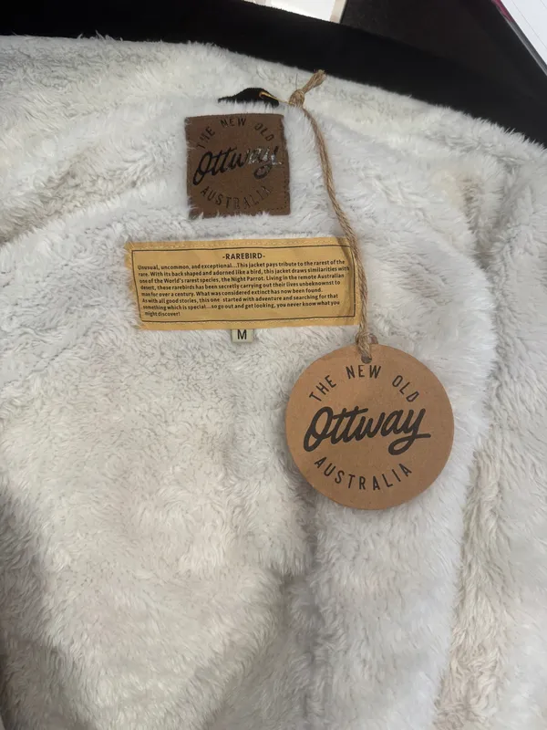 Rare bird ottway label jacket Black Size M - Image 3
