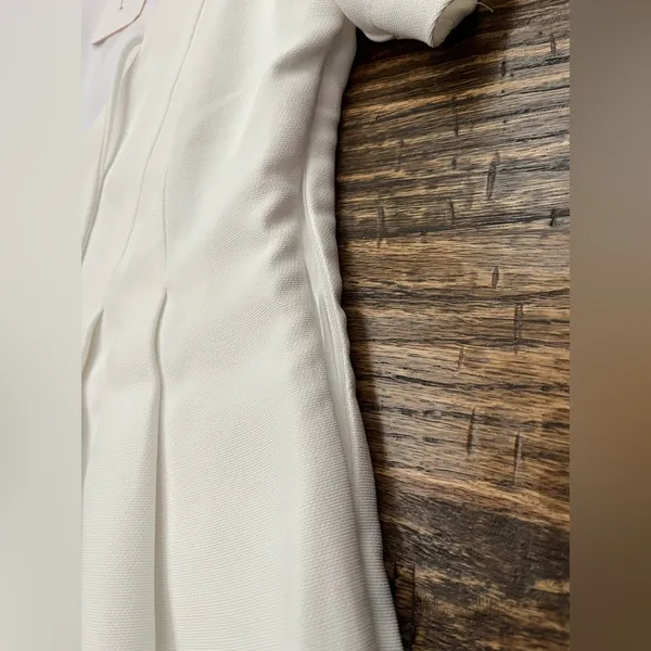 Line & Dot white dress with puffy sleeves - Image 4