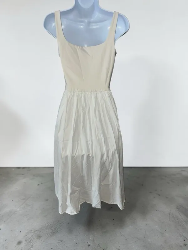 Rue Sophie - Eli Dress White Square-Neck Midi Dress Size XS - Image 6