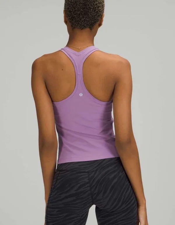 Lululemon Lavender Cropped Tank Size 6 - Image 2