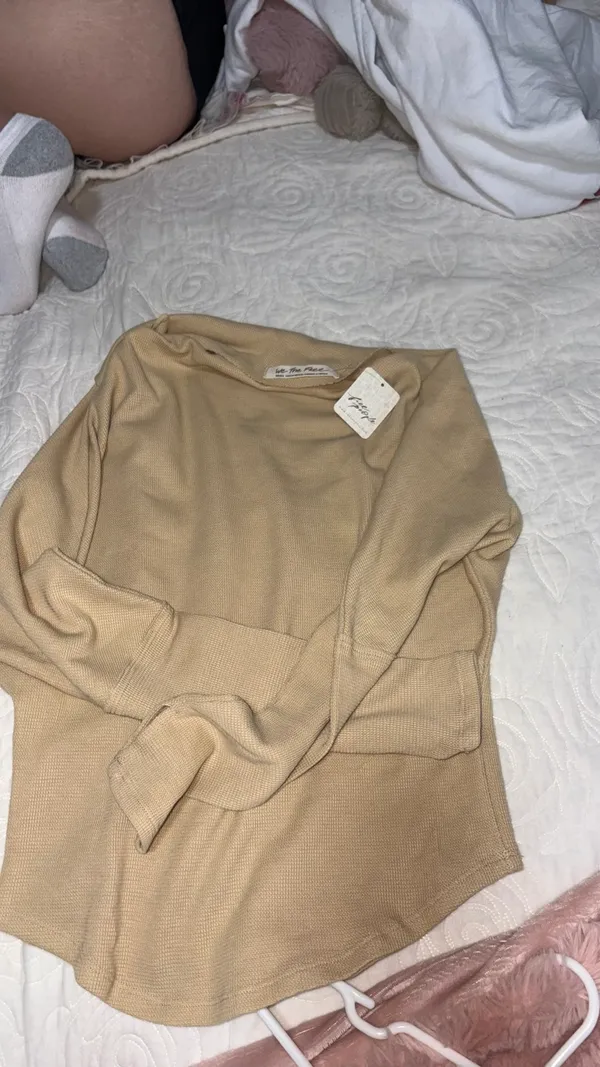 We The Free People Top Thermal Free Waffle - Image 3