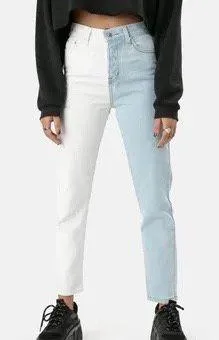 Adika Two Colored Mom Jeans - Image 2