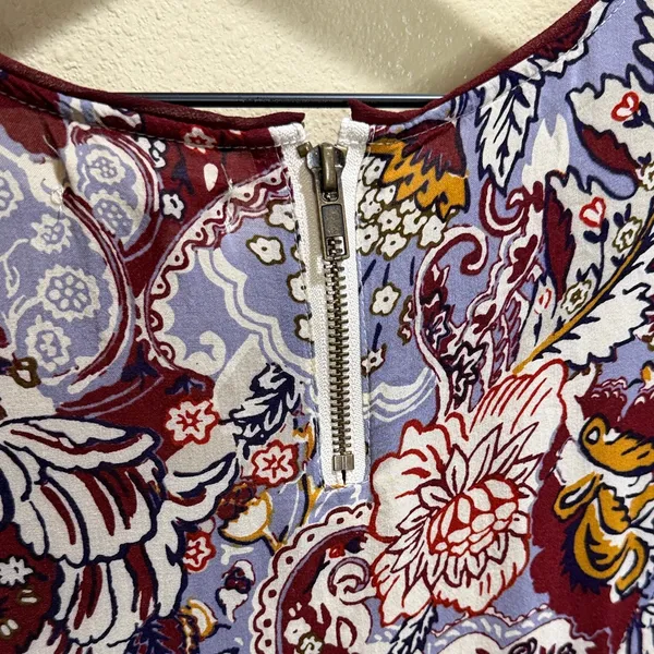 Silence + Noise Urban Outfitters Dress Sz XS Floral Cap Sleeve - Image 7