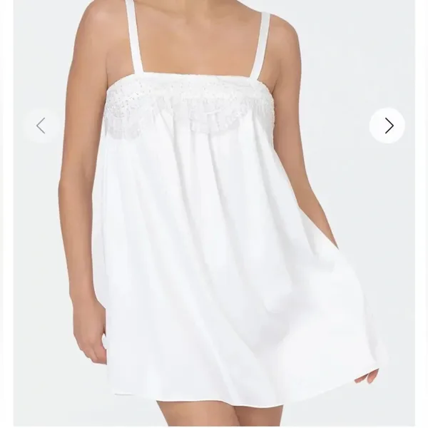 Rya Primrose beaded Chemise Nwt M slip satin anthro wedding sexy lingerie $150 - Image 2