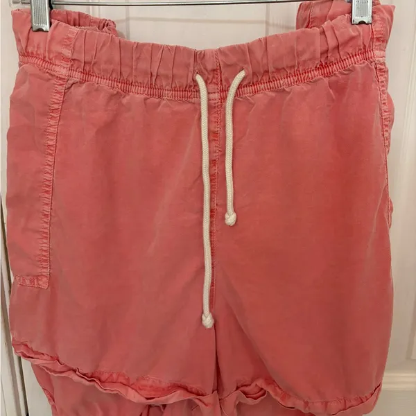 Aerie High Waisted Pull-On Shorts in Spicy Coral - Image 5